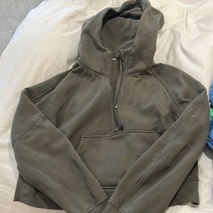 Lululemon half zip olive green